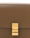 Box Calfskin Medium Classic Box Flap Bag  Camel