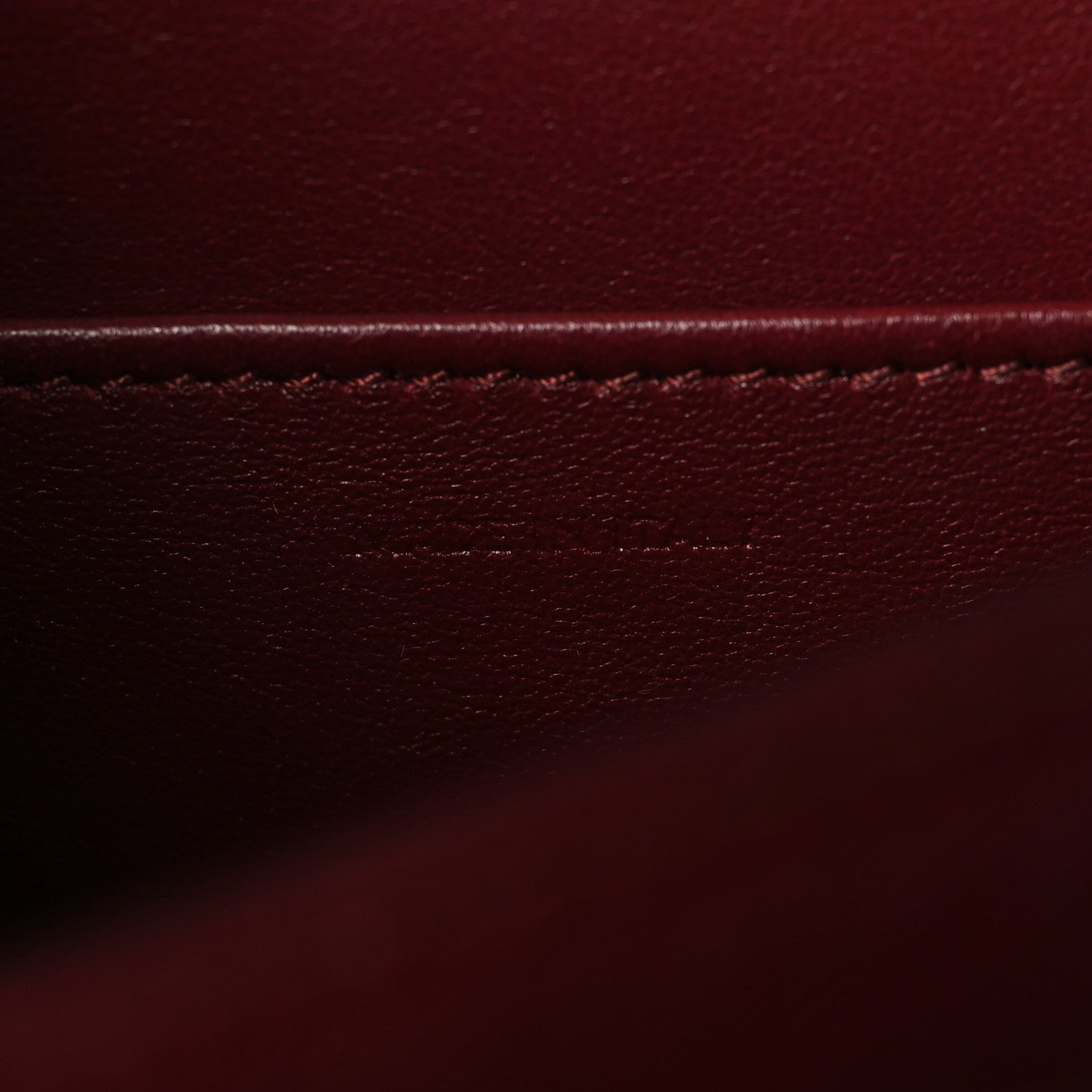 Box Calfskin Teen Classic Box Flap Bag Burgundy