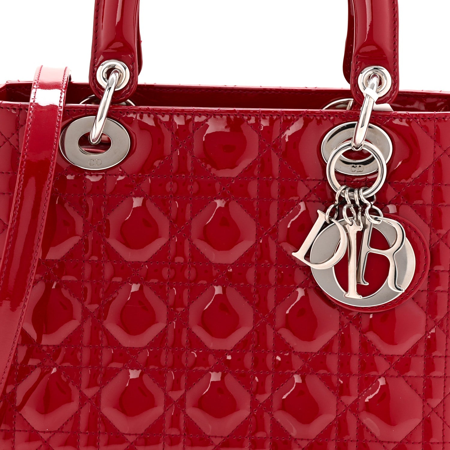 Patent Cannage Medium Lady D1OR Red