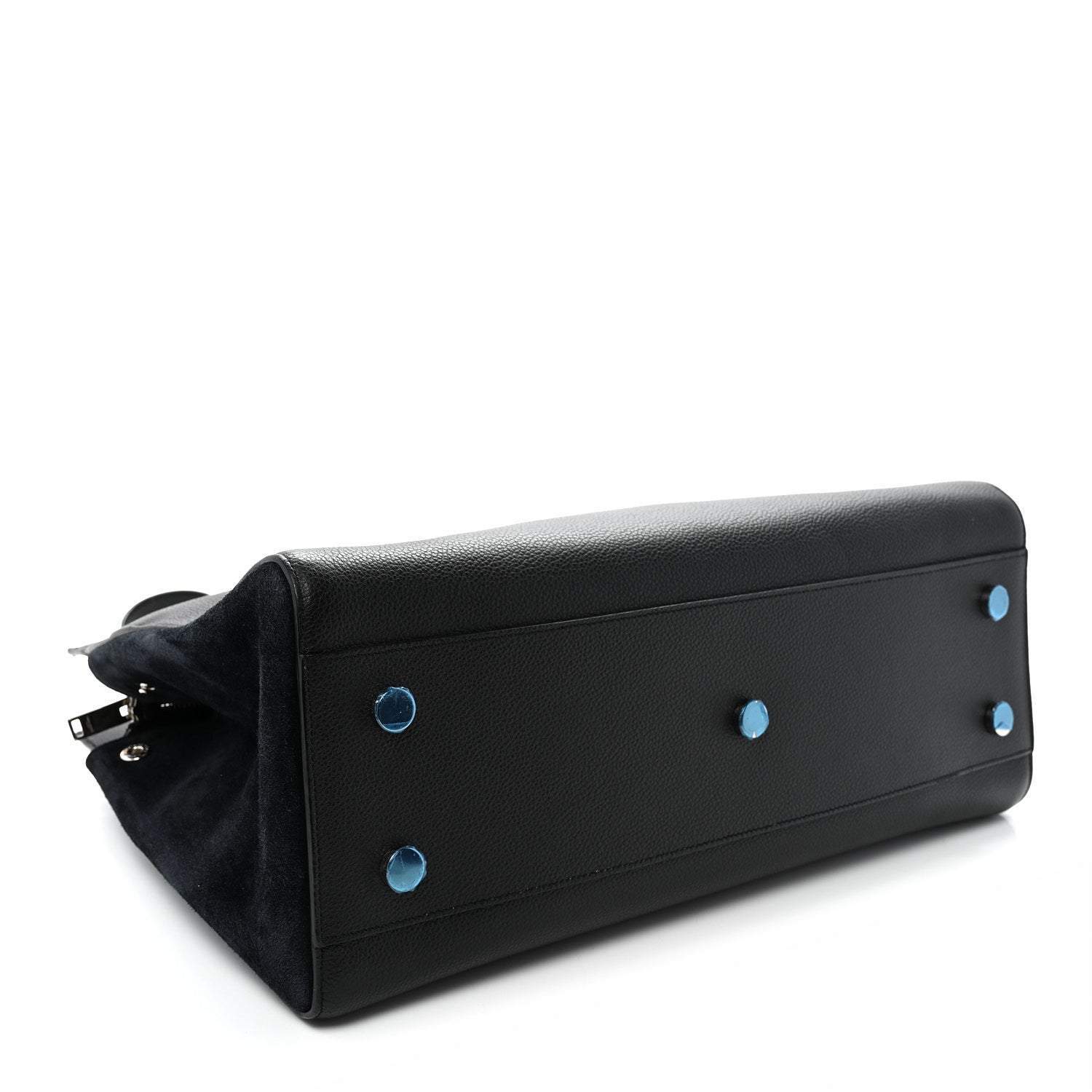 Grained Calfskin Medium Rive Gauche Cabas Black