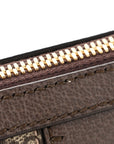 GG Supreme Monogram Web Small Ophidia Top Handle Bag  Beige Ebony