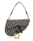 Oblique Saddle Bag Blue