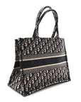 Oblique Medium Book Tote Blue Multicolor