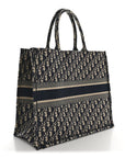 Oblique Large Book Tote Blue Multicolor