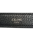 Supple Calfskin Cuir Triomphe Medium Heloise Shoulder Bag Black