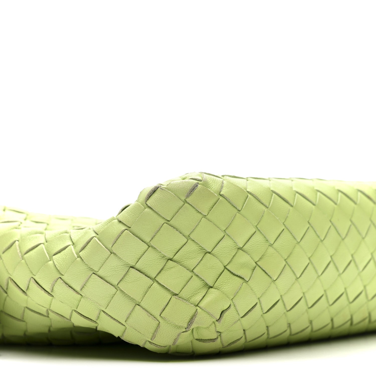 Nappa Intrecciato Small Camera Bag Acid Kiwi