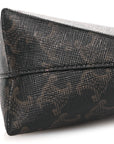 Triomphe Canvas Calfskin Teen Couer Heart Bag Tan