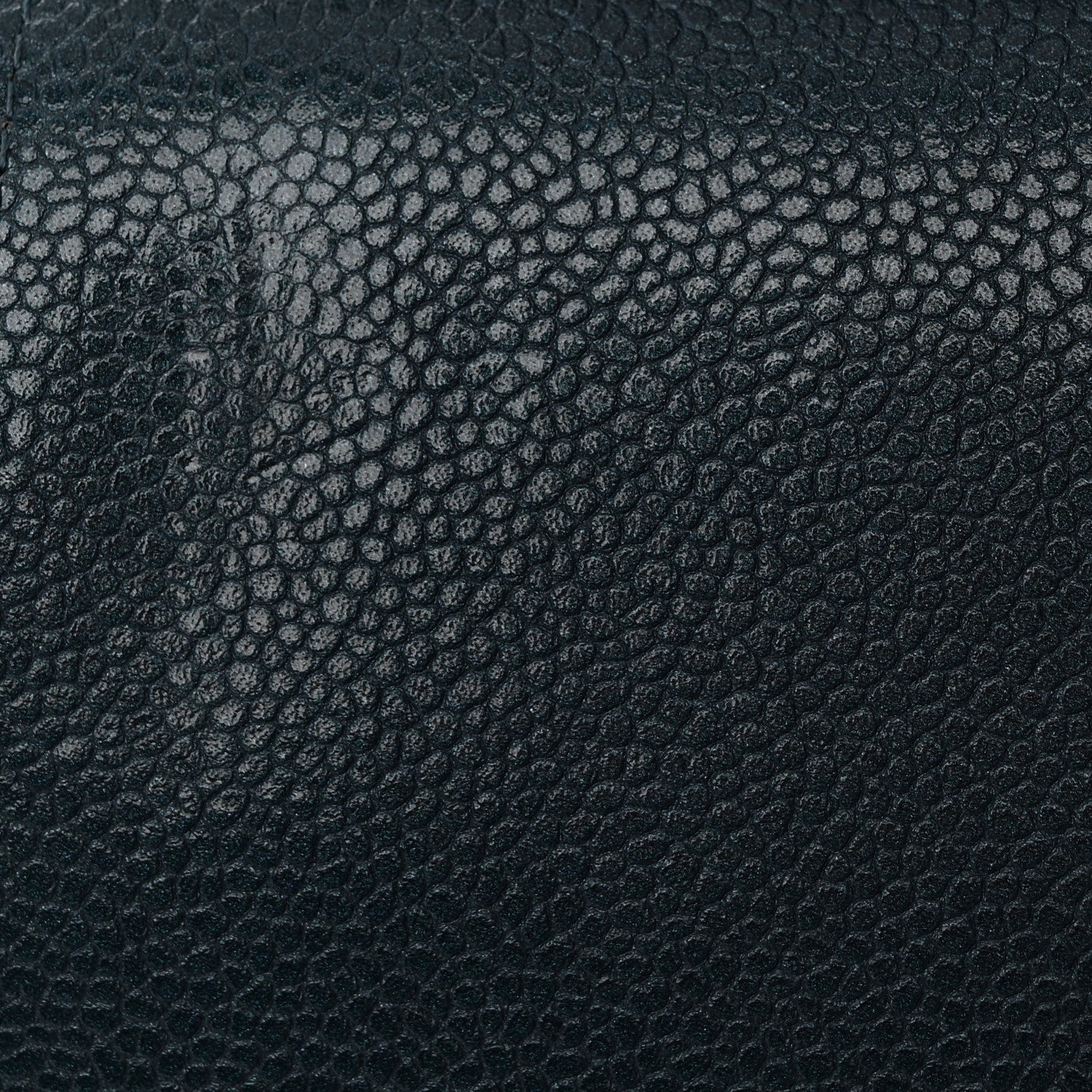 Metallic Caviar Quilted Jumbo Double Flap Dark Blue