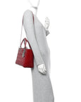 Patent Cannage Medium Lady D1OR Red