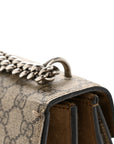 GG Supreme Monogram Small Dionysus Shoulder Bag Taupe