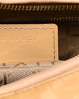 Patent Cannage Large Lady D1OR Dark Beige
