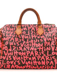 Monogram Graffiti Speedy 30 Fuchsia