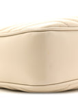 Calfskin Matelasse Monogram Lou Camera Bag Crema Soft
