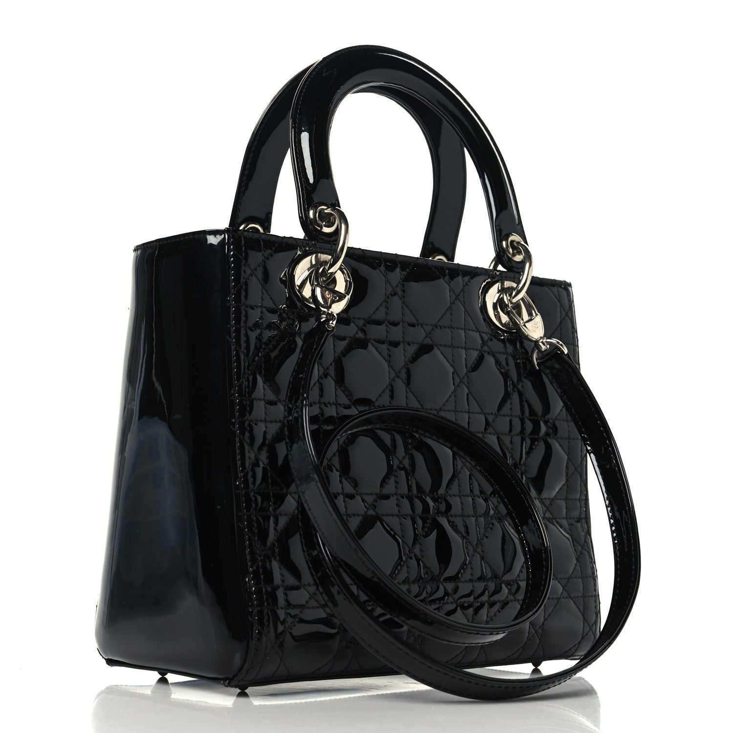 Patent Cannage Medium Lady D1OR Black