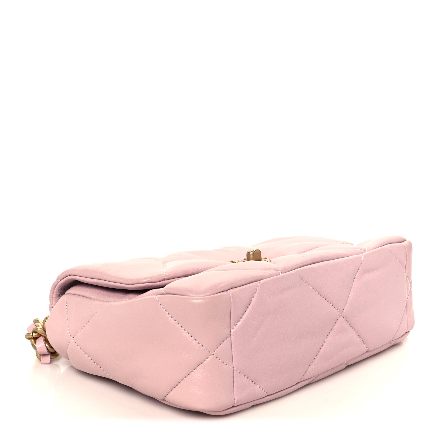 Lambskin Quilted Medium CHNL 19 Flap Light Pink