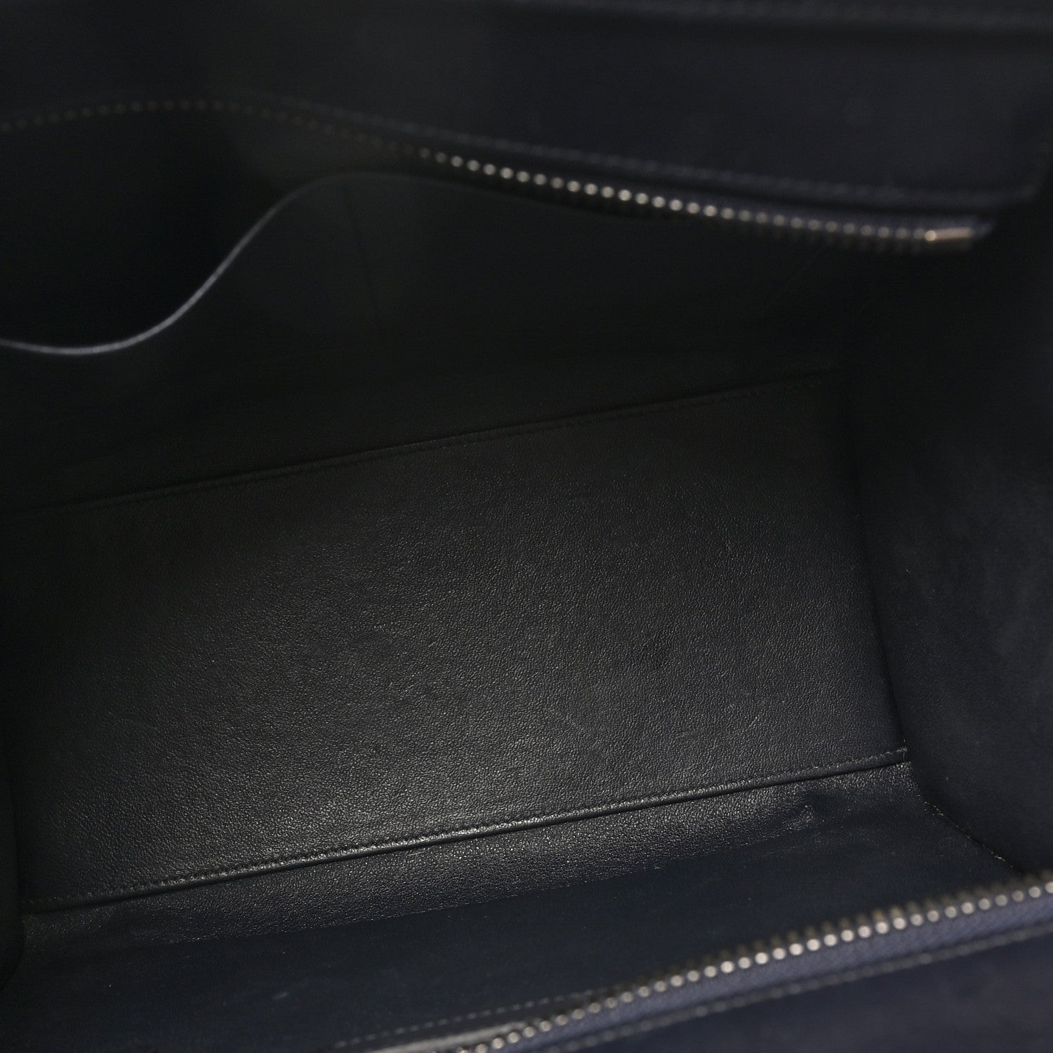 Baby Grained Calfskin Nubuck Micro Tri-Color Luggage White