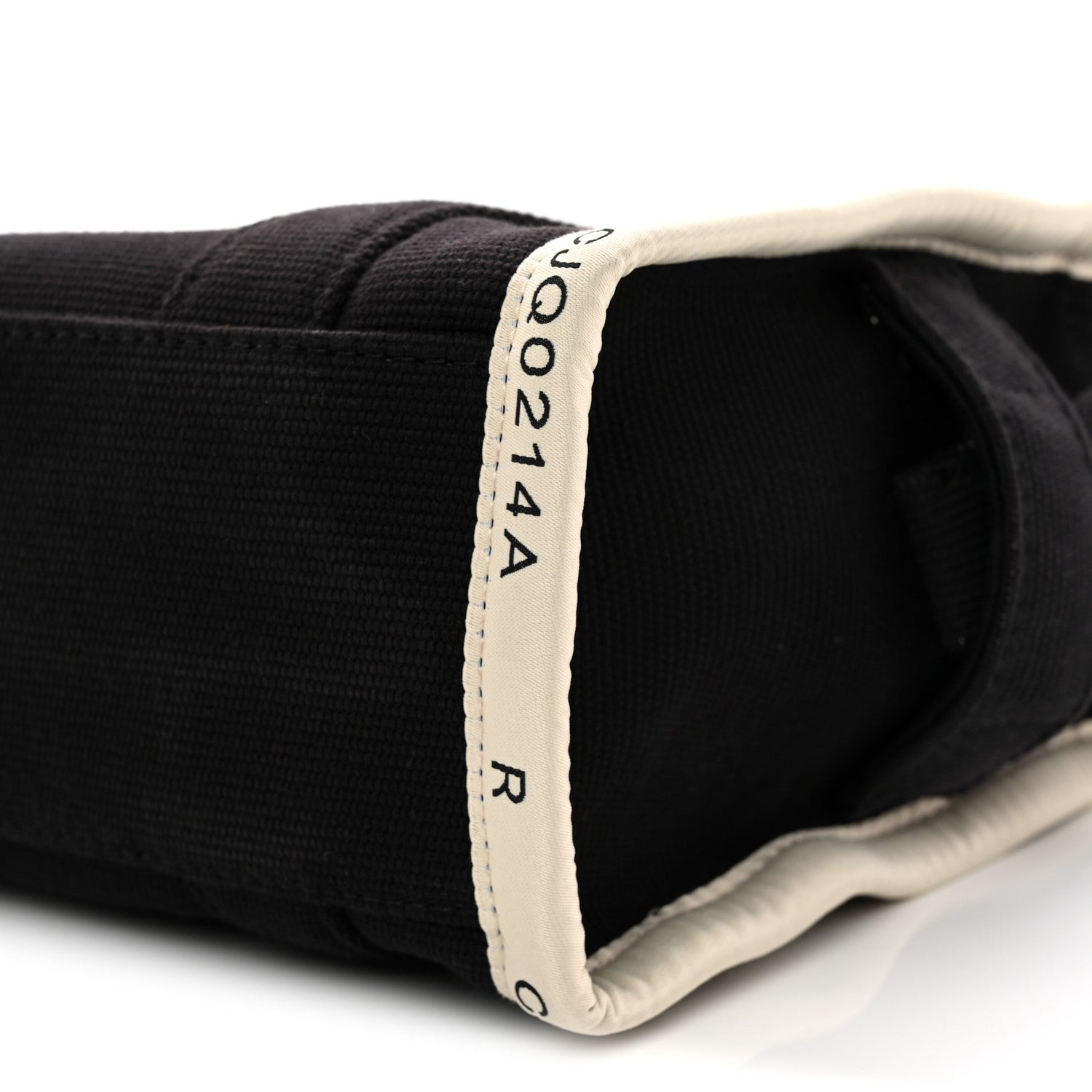 Cotton Canvas The Jacquard Tote Bag Black