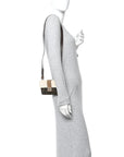 Fabric Jacquard Canvas Vitello Grace Pequin FF 1974 Baguette Belt Pouch Tobacco Moro Grezzo Sand