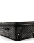 Goyardine Rolling Suitcase Trolley PM Black