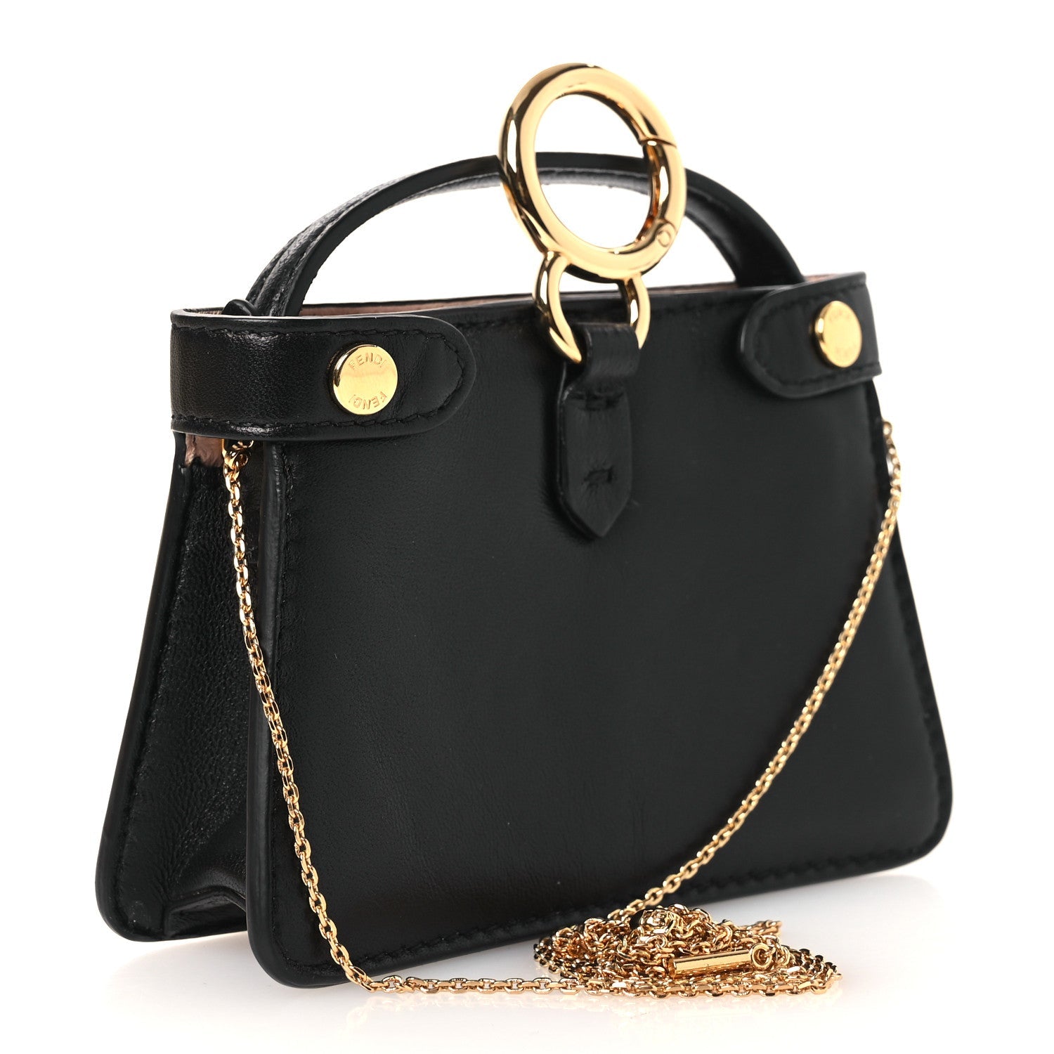 Nappa Sigma Pico Peekaboo Charm Black