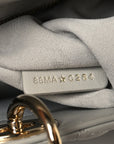 Lambskin Cannage Medium Lady D1OR Grey