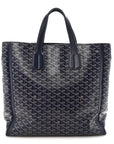 Goyardine Voltaire III Tote Navy