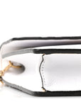Vitello Cruise F is FNDI Bi-Color FF 1974 Embossed Medium Envelope Wallet On Chain Maya Black White