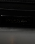 Caviar Quilted Small Boy Flap Black