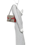 GG Supreme Monogram Small Dionysus Shoulder Bag Red