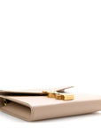 Grain De Poudre Monogram Cassandra Chain Wallet  Dark Beige