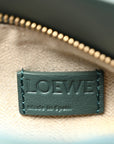 Calfskin Small Puzzle Edge Bag Bottle Green