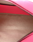 GG Supreme Monogram Textured Dollar Calfskin Web Ophidia Small Crossbody Bag Beige Ebony Fuchsia