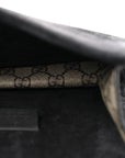 GG Supreme Monogram Mini Dionysus Shoulder Bag Black