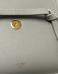 Grained Calfskin Nano Belt Bag Cloud