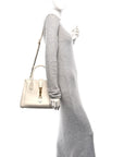 Boarded Plutone Calfskin Medium Jackie 1961 Tote Mystic White