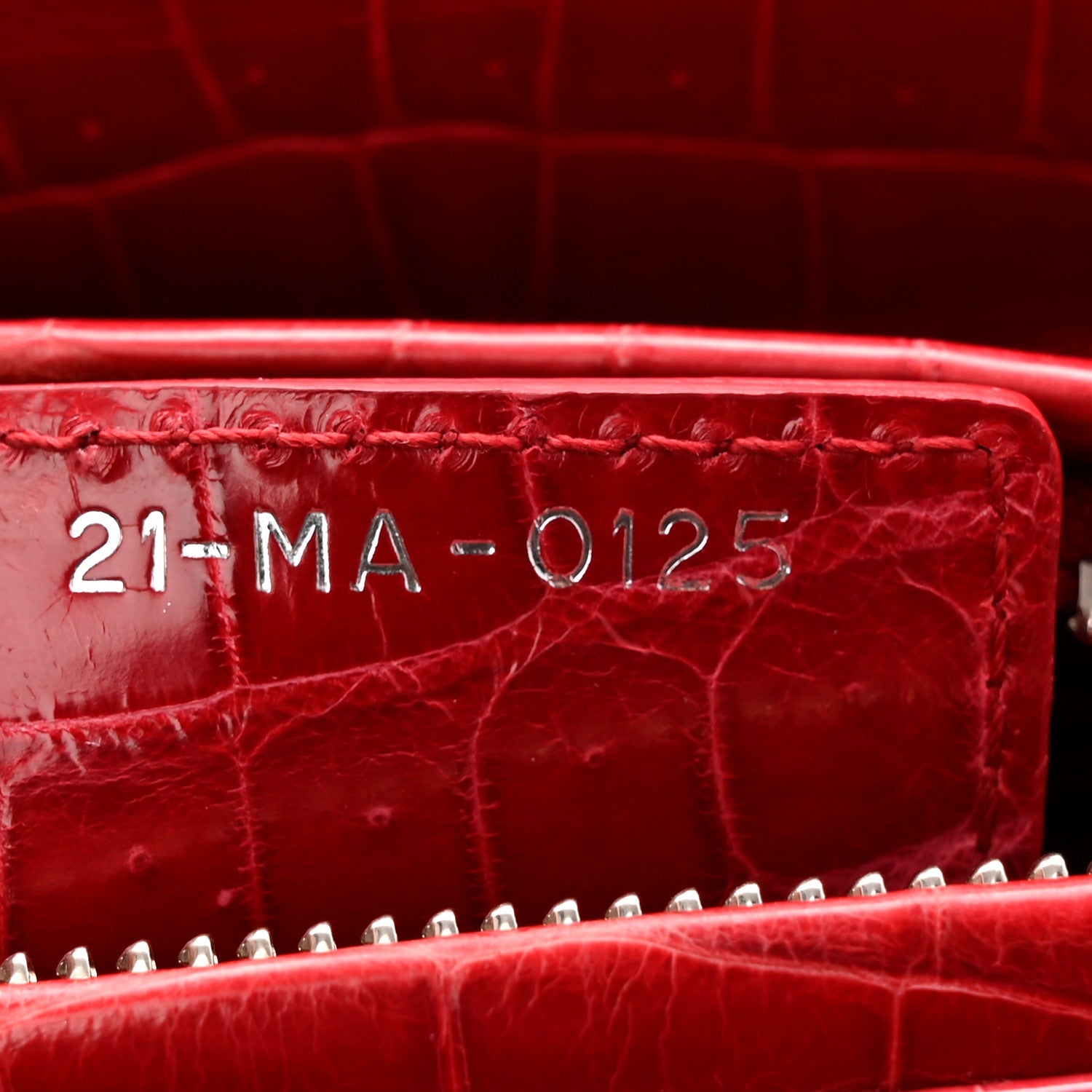 Alligator Medium Lady D1OR Red