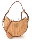 Wicker Arque Shoulder Bag Natural