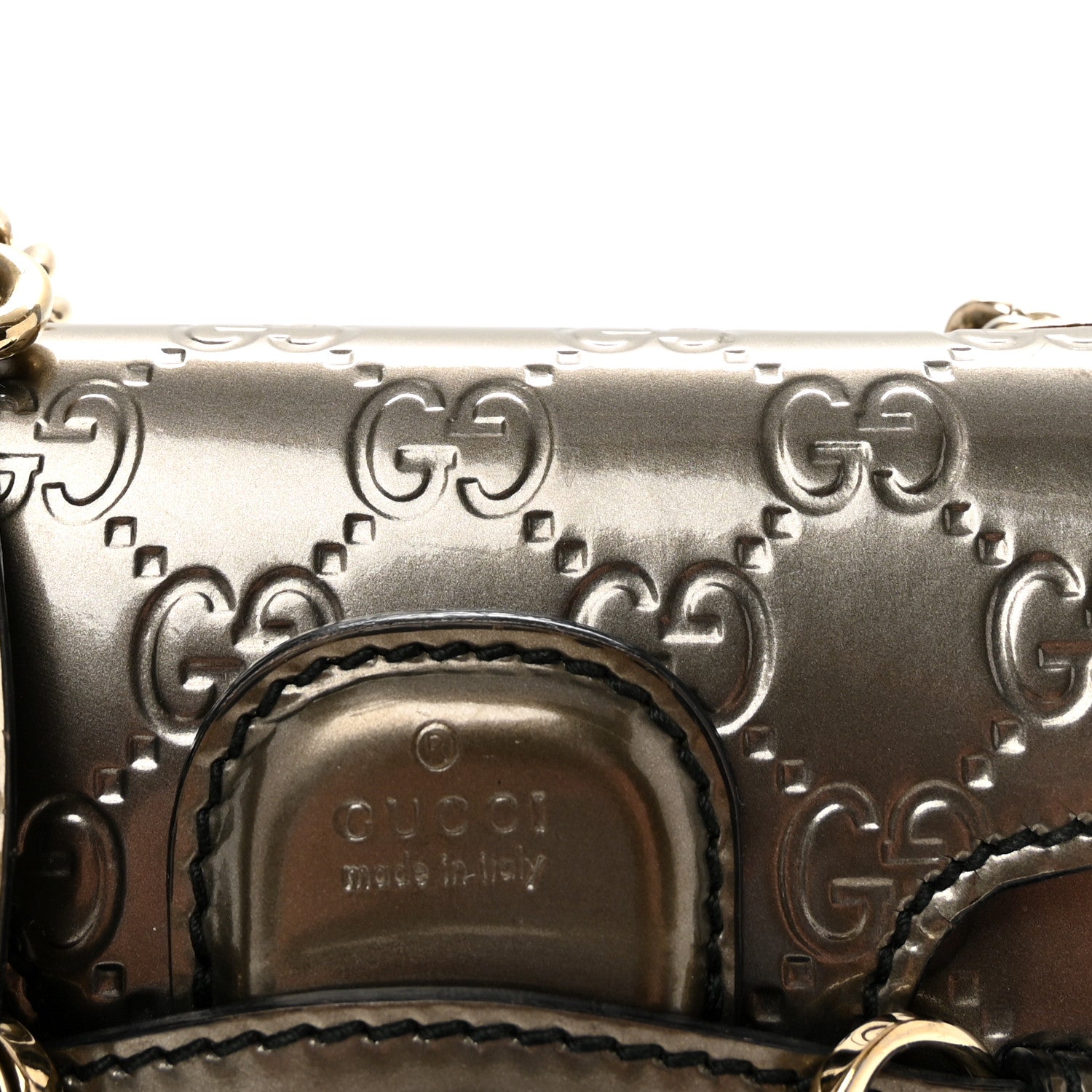 Shine GCCIssima Mini Emily Chain Shoulder Bag Sasso