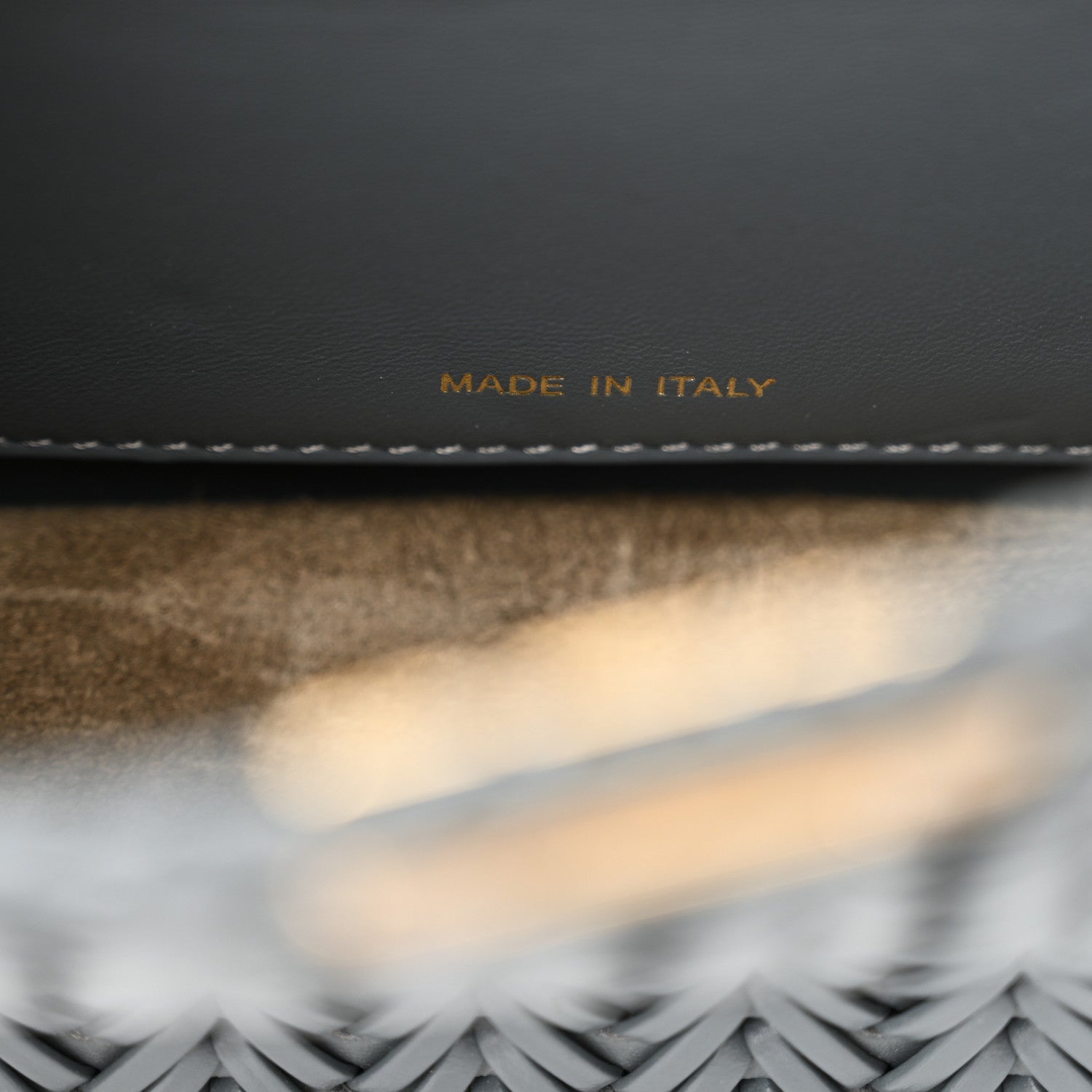 Vitello King Shiny Nappa Intreccio Petite Peekaboo I SEE U Satchel Tempesta