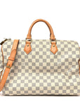 Damier Azur Speedy Bandouliere 35