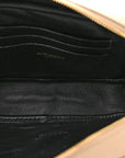 Grain De Poudre Matelasse Monogram Mini Lou Camera Bag Dark Beige