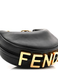 Vitello Grace Matte Nano FNDIgraphy Hobo Charm Black