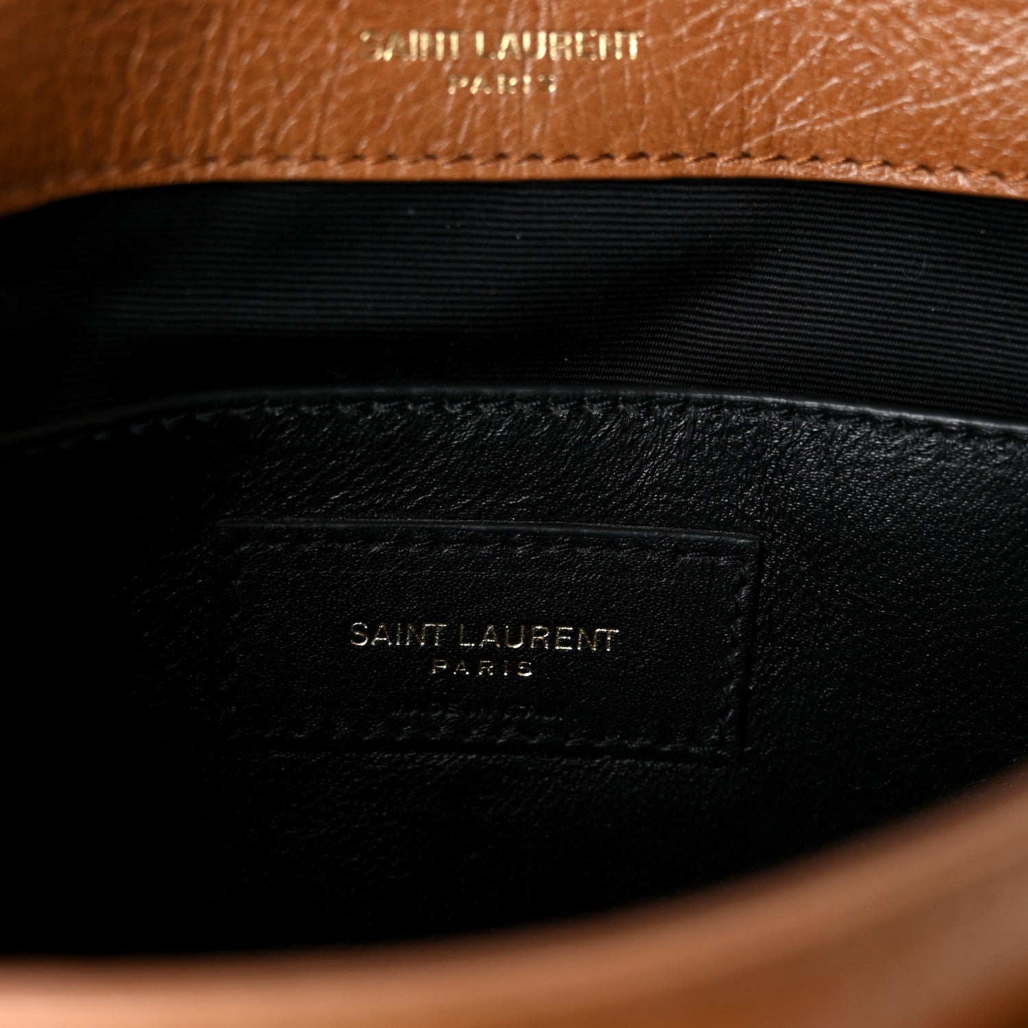 Crinkled Calfskin Matelasse Monogram Baby Niki Chain Satchel Light Caramel
