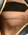 Monogram Matelasse Diagonal Small GG Marmont Chain Shoulder Bag Beige Black
