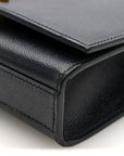 Grain De Poudre Small Monogram Kate Satchel Black