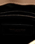 Calfskin Y Quilted Monogram Medium Loulou Chain Satchel Dark Beige