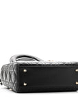 Lambskin Cannage Small My ABCD1OR Lady D1OR Black