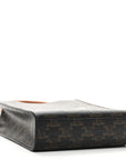 Triomphe Canvas Calfskin Mini Vertical Cabas Tan