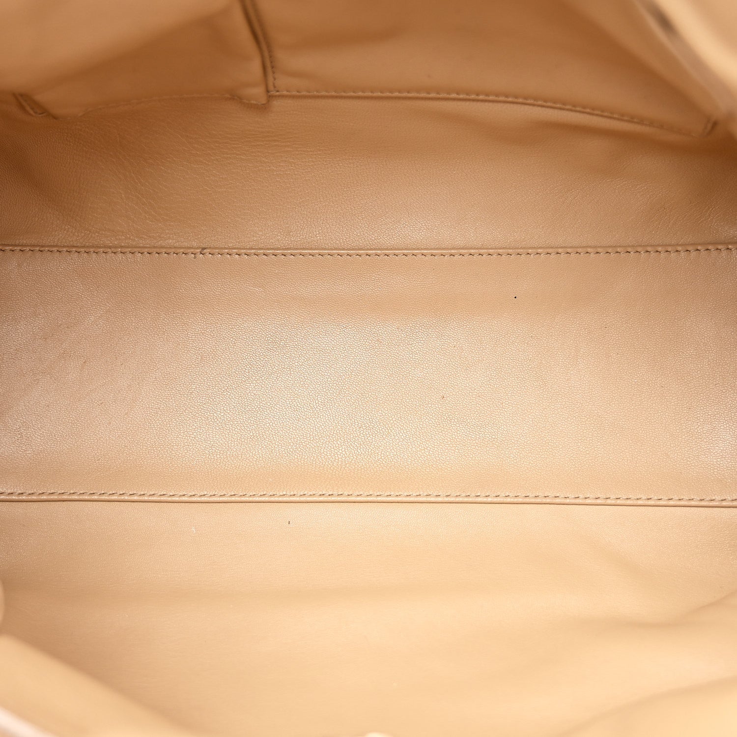 Gaufre Lambskin Cannage Delices Tote Beige
