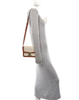 Textile Natural Calfskin Teen Triomphe White Tan